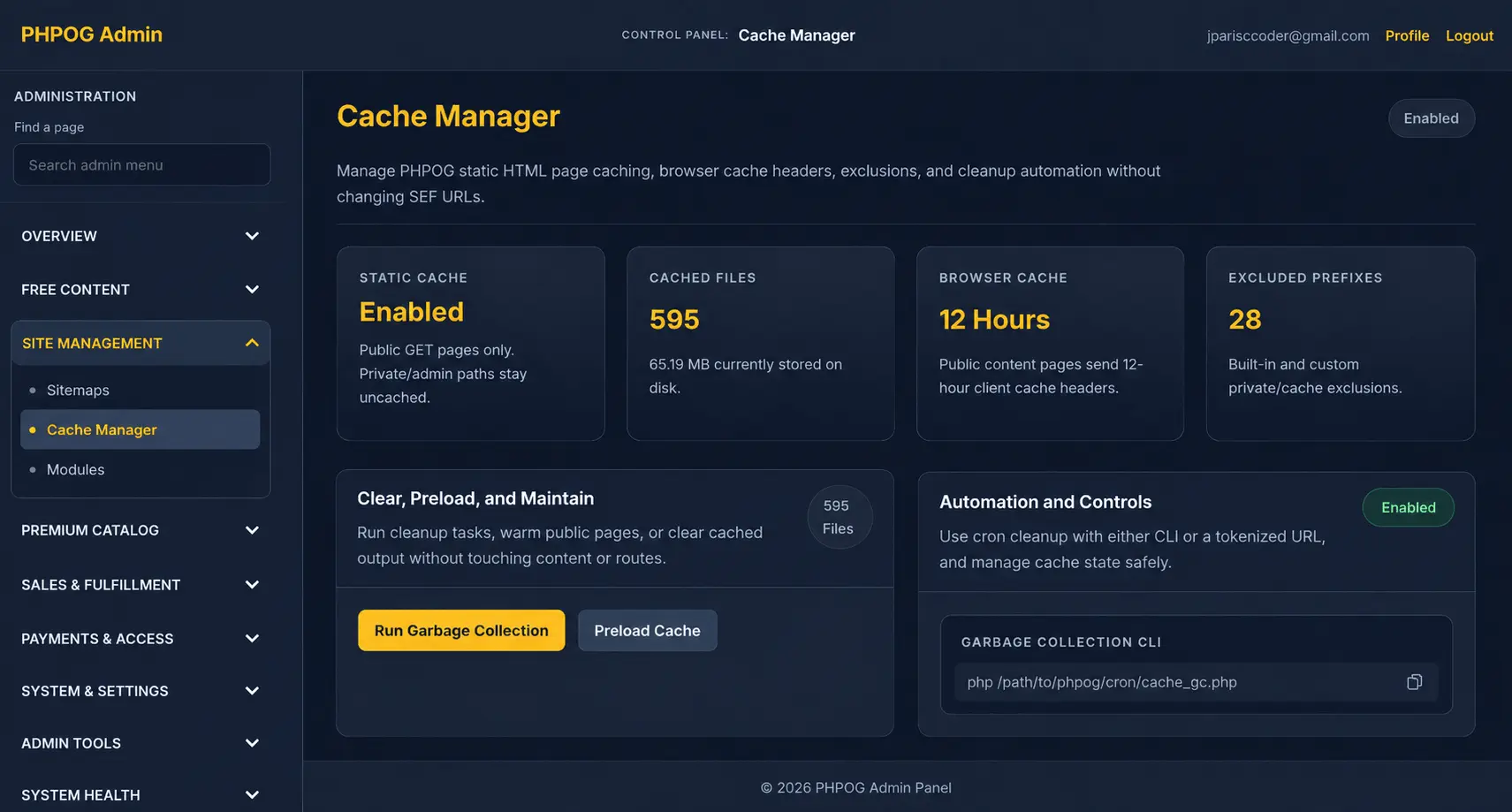 Built Without the Bloat: The Custom CMS Behind PhpOG.com